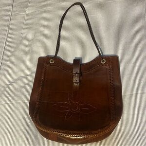 Brown Leather Tote Bag